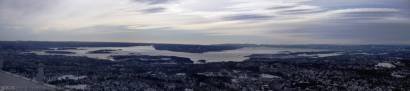 Blick über Oslo
