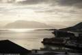 Blick auf die Bucht vor Harstad