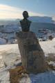 Honningsvåg, Knut Erik Jensen Statue