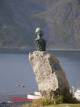 Honningsvåg, Knut Erik Jensen Statue