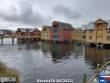 Rørvik, Lagerhallen am Hafen