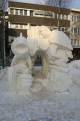 Schneeskulptur auf dem Stortorget