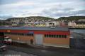 Harstad, Lagerhalle am Kai