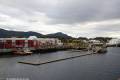 Brønnøysund, Bootsanleger im Hintergrund Einkaufszentrum