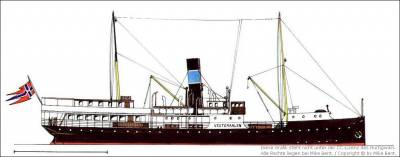 DS VESTERAALEN (1914) / © by Mike Bent