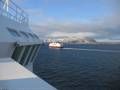 MS Polarlys, Rückfahrt nach Bergen, nach Maschinenproblemen, März 2007