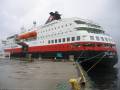 MS Polarlys, in Bergen, nach Maschinenproblemen, März 2007