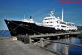 MS LOFOTEN in Kristiansand nach der Übergabe an Maritim videregående skole Sørlandet, 5. August 2021