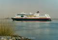 MIDNATSOL auf der Elbe am 24.März 2003, zwei Tage nach ihrer Taufe in Hamburg
