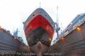 MS NORDNORGE im Trockendock, Bredo-Werft, Bremerhaven, Jan.2013