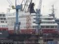 MS NORDNORGE im Trockendock, Bredo-Werft, Bremerhaven, Jan.2013