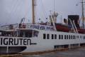 MS Nordstjernen bei ihrer letzten Hurtigrutentour in Bodø, März 2012