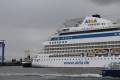 NORDSTJERNEN am Kai in Warnemünde am 28.09.24, neben der AIDAdiva