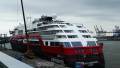 ROALD AMUNDSEN bei der ersten Ankunft in Hamburg am 11.Juli 2019