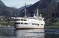 MS Meteor als Neptun im Geiranger 1989