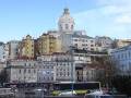 Lissabon Blick von der Pier zum Alfama