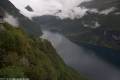 Blick auf den Geirangerfjord