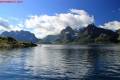 Digermulen: Blick über den Raftsund nach Westen