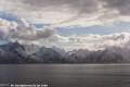 Anfahrt auf den Raftsund mit Blick auf die Lofoten