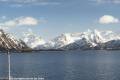 Anfahrt auf den Raftsund mit Blick auf die Lofoten