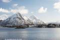 Anfahrt auf den Raftsund mit Blick auf die Lofoten