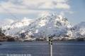 Anfahrt auf den Raftsund mit Blick auf die Lofoten